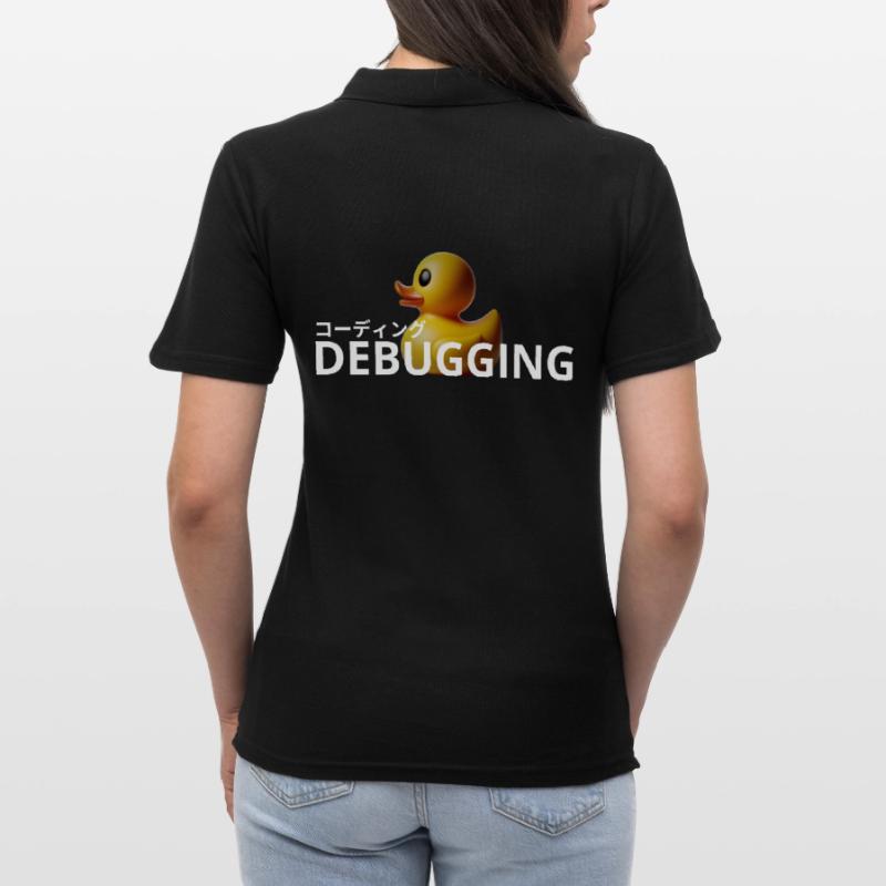 LUZILLION CODER COUTURE, RUBBER DUCK DEBUGGING Frauen Polo Shirt