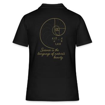 Nombre d’or - Polo Femme - noir - Dos - Ailine (174cm)