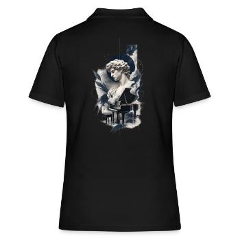 Art esthétique du piano - Polo Femme - noir - Dos - Ailine (174cm)