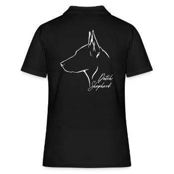 BERGER HOLLANDAIS Profil Chiens Wilsigns - Polo Femme - noir - Dos - Ailine (174cm)