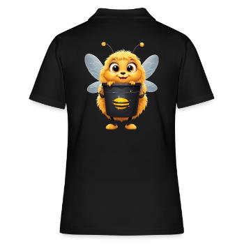 Abeille Miel Mignon Abeille Costume Apiculteur Cadeau - Polo Femme - noir - Dos - Ailine (174cm)