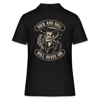 Rock n Roll - Rockabilly - Polo Femme - noir - Dos - Ailine (174cm)