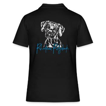 RHODESIAN RIDGEBACK Chien Lions Chien de Wilsign - Polo Femme - noir - Dos - Ailine (174cm)