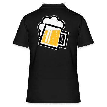 Chope à bière bavaroise (bière / chope à bière / R / / / 3C) - Polo Femme - noir - Dos - Ailine (174cm)