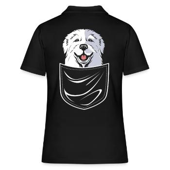 Chien des Pyrénées - Polo Femme - noir - Dos - Ailine (174cm)