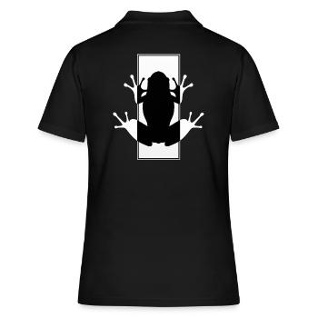 Grenouille, Biologie, Amphibiens, Lurche, Zoologie - Polo Femme - noir - Dos - Ailine (174cm)