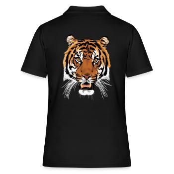 Tigre - Polo Femme - noir - Dos - Ailine (174cm)