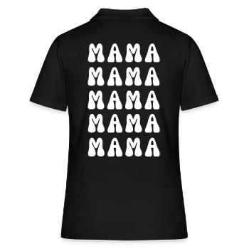 MAMAN - Polo Femme - noir - Dos - Ailine (174cm)