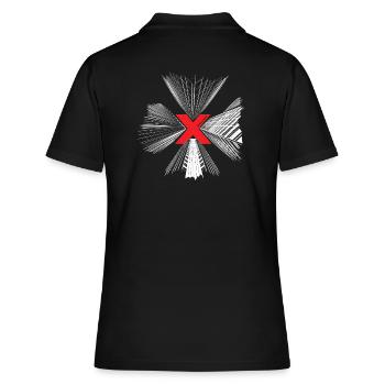 Gratte-ciel, Hochhaus, Horizon, New York - Polo Femme - noir - Dos - Ailine (174cm)