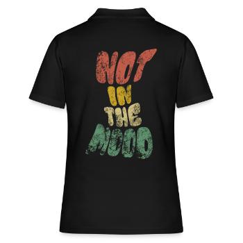 Pas dans l’humeur - humeur - funky - dire - Polo Femme - noir - Dos - Ailine (174cm)