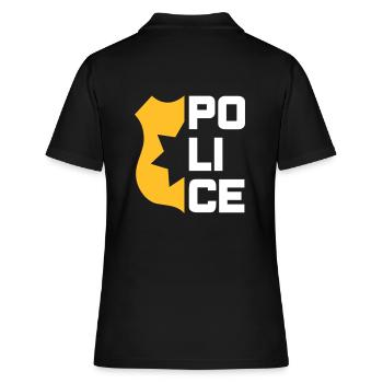 Police (marque de service réduite de moitié) - Polo Femme - noir - Dos - Ailine (174cm)