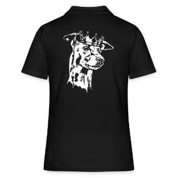 GREYHOUND Crown Dogs Greyhound Wilsigns - Polo Femme - noir - Dos - Ailine (174cm)