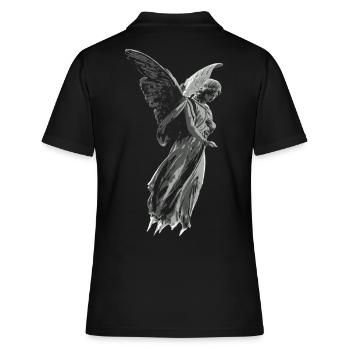 Ange flottant - Culte gothique - Polo Femme - noir - Dos - Ailine (174cm)