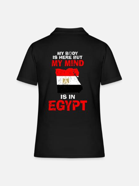 Egypte - Polo Femme - noir