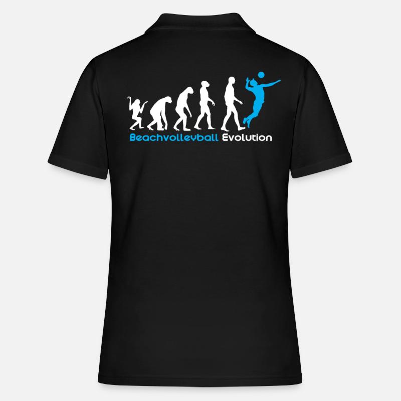 Evolution du beach volley - Polo Femme - noir