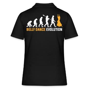 Evolution de la danse du ventre - Polo Femme - noir - Dos - Ailine (174cm)