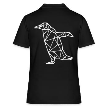 Polygone de pingouin - Polo Femme - noir - Dos - Ailine (174cm)