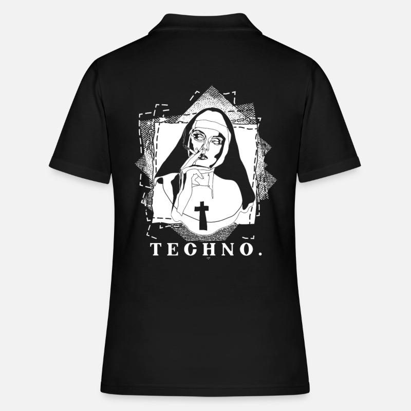 Techno religion - Women's Polo Shirt - black
