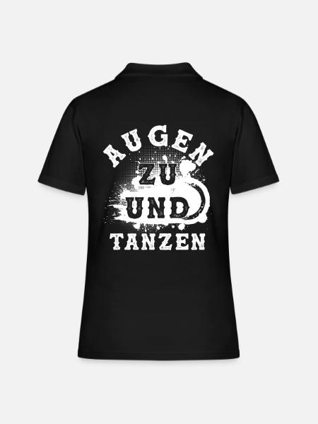 Tanzen Spruch - Frauen Polo Shirt - Schwarz