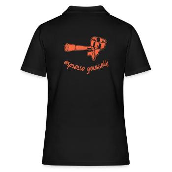 Espresso vous-même - Polo Femme - noir - Dos - Ailine (174cm)