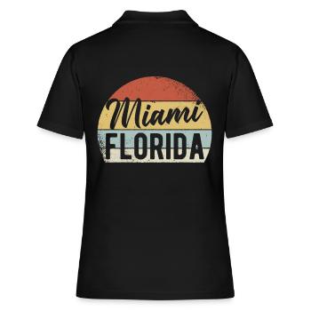 Miami Florida usa miami - Polo Femme - noir - Dos - Ailine (174cm)