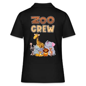 Zoo Crew Zoo Excursion Kids - Women's Polo Shirt - black - Back - Ailine (174cm)