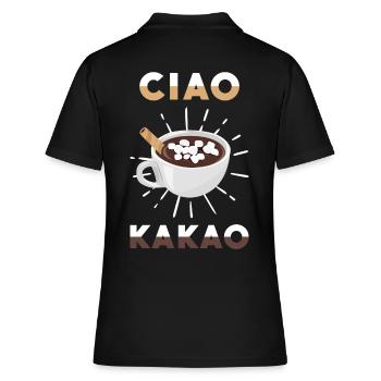 Ciao Cacao - Polo Femme - noir - Dos - Ailine (174cm)