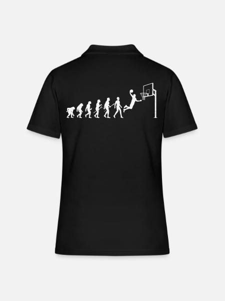 Basketball Evolution - Polo Femme - noir