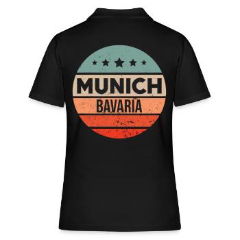 Munich - Polo Femme - noir - Dos - Ailine (174cm)