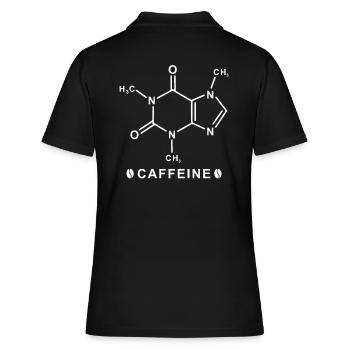 Caféine - Polo Femme - noir - Dos - Ailine (174cm)