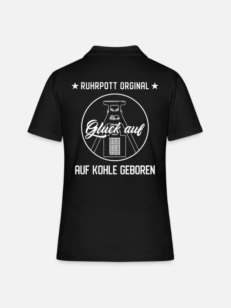 Ruhrpott - Frauen Polo Shirt - Schwarz