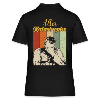 Vieille catastrophe - Polo Femme - noir - Dos - Ailine (174cm)