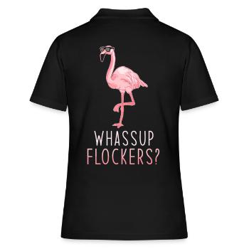 Flamingo - Polo Femme - noir - Dos - Ailine (174cm)