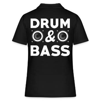 Drum Bass - Polo Femme - noir - Dos - Ailine (174cm)