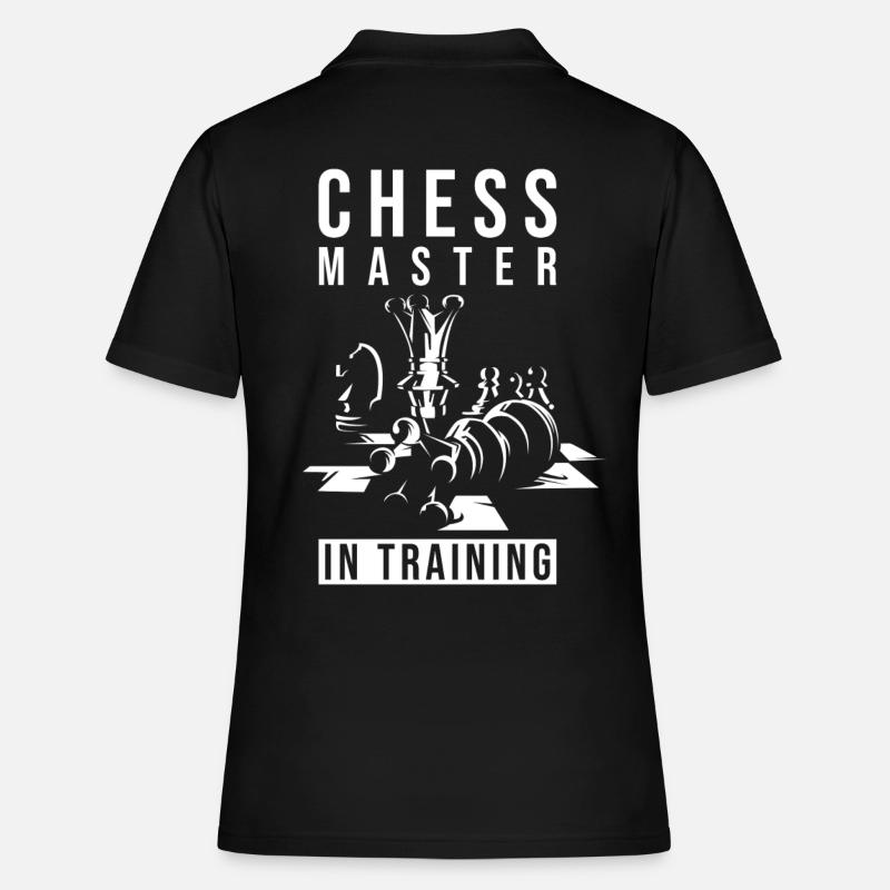 Échecs d’échecs Cadeau - Polo Femme - noir