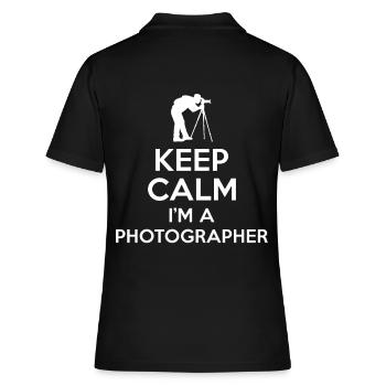 Keep calm Photographer - Polo Femme - noir - Dos - Ailine (174cm)