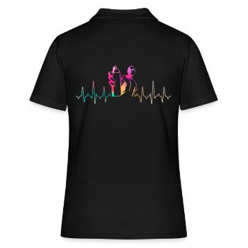 Graffiti - Polo Femme - noir - Dos - Ailine (174cm)