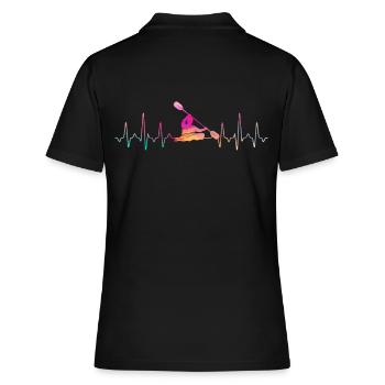 Kayak Heartbeat - Polo Femme - noir - Dos - Ailine (174cm)