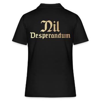 Desperandum du Nil - Polo Femme - noir - Dos - Ailine (174cm)