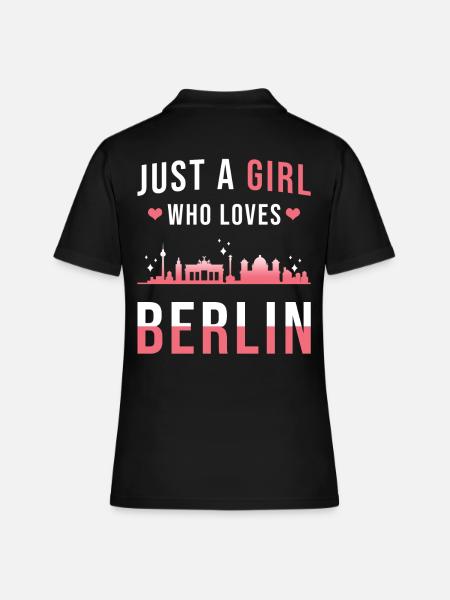 Berlin - Polo Femme - noir