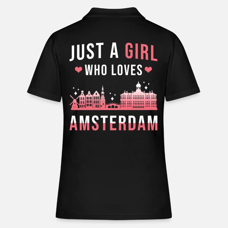 Amsterdam - Women's Polo Shirt - black