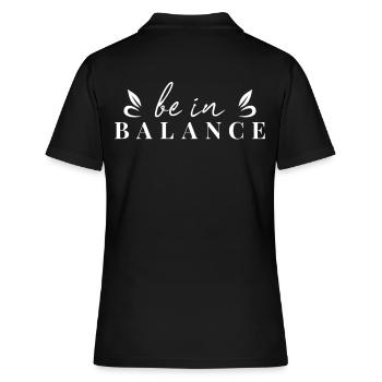 Balance - Women's Polo Shirt - black - Back - Ailine (174cm)