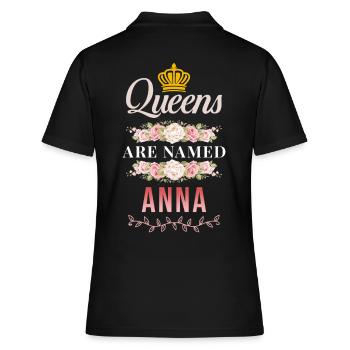 Anna Spruch Cadeau - Polo Femme - noir - Dos - Ailine (174cm)