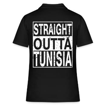 Tunisie Straight outta Tunisie - Polo Femme - noir - Dos - Ailine (174cm)