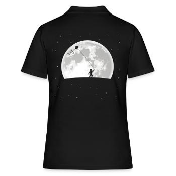 Cerf-volant - Polo Femme - noir - Dos - Ailine (174cm)
