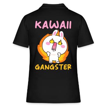 Kawaii Gangster - Polo Femme - noir - Dos - Ailine (174cm)