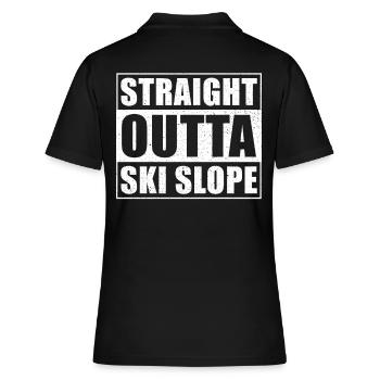 Piste de ski Straight outta - Polo Femme - noir - Dos - Ailine (174cm)