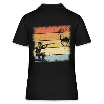 Cadeaux Hunter - Polo Femme - noir - Dos - Ailine (174cm)