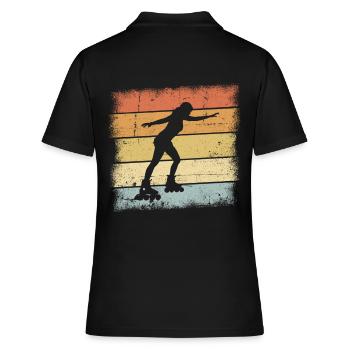 Roller derby - Polo Femme - noir - Dos - Ailine (174cm)