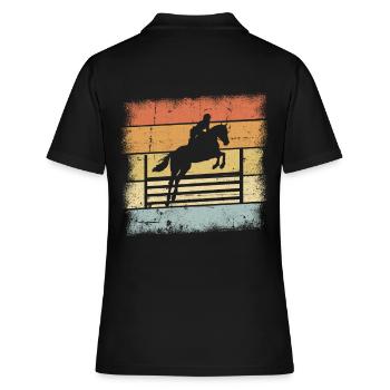 Conception de saut - Polo Femme - noir - Dos - Ailine (174cm)